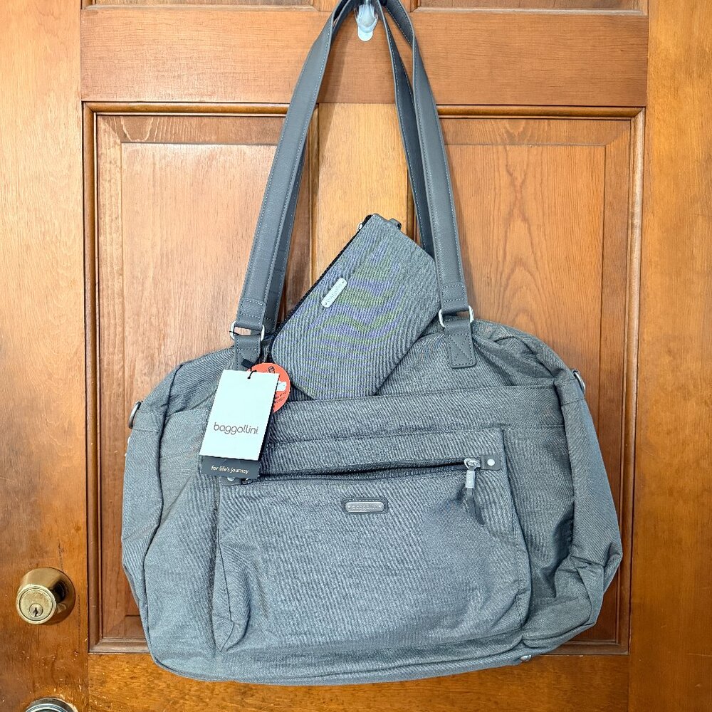 Baggallini Overnight Expandable Laptop Tote NWT